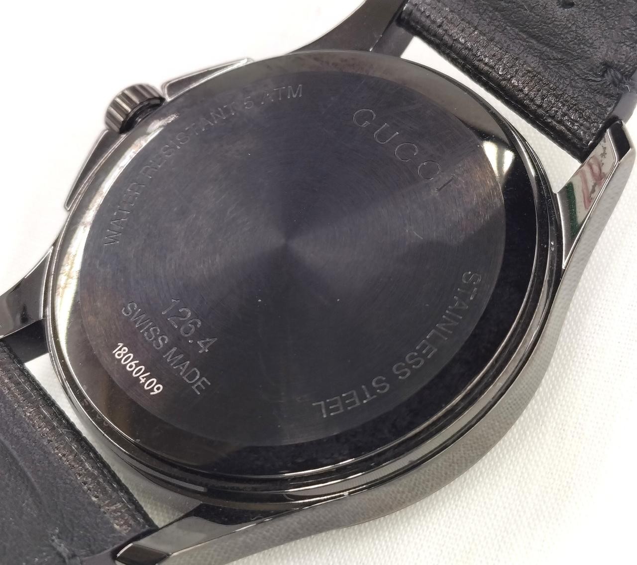 [A4N] Gucci G-Timeless Ghost 126.4 Quartz Analog Classic Men Watch [k4x]