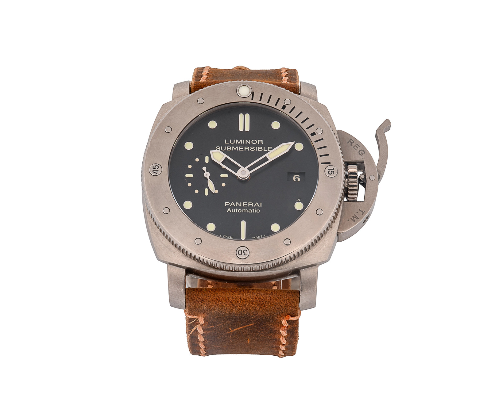 Panerai Luminor Submersible PAM 00305 47mm Titanium Black Dial Ltd Ed 903/1000
