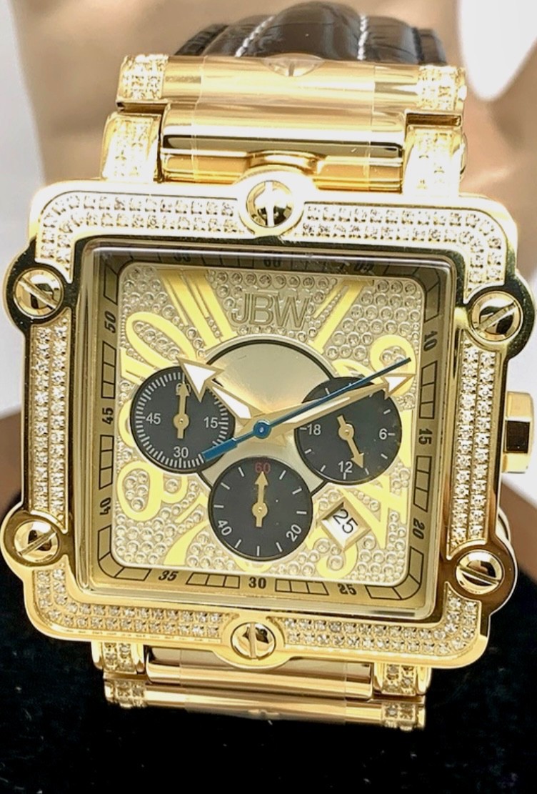 JBW Phantom Diamond Men’s 18K (2.2 Carats of Diamonds) Watch