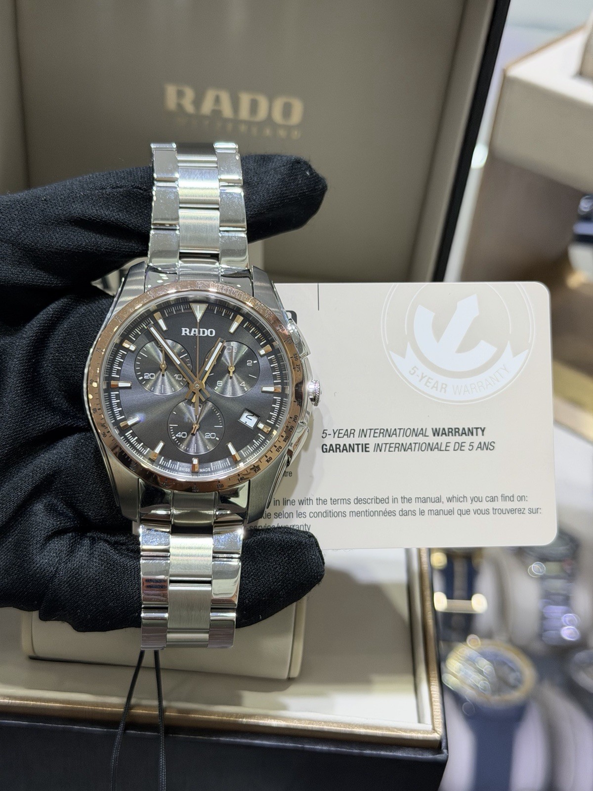 Rado HyperChrome Chronograph Grey Dial Men’s Watch R32259163