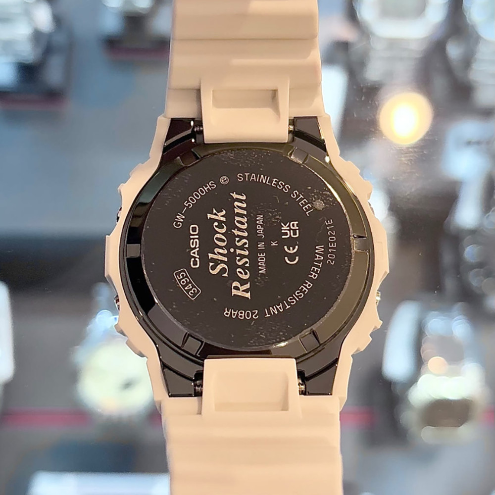 Casio G-Shock Monotone Square GW-5000HS-7DR Unisex Tough Solar Digital Watch