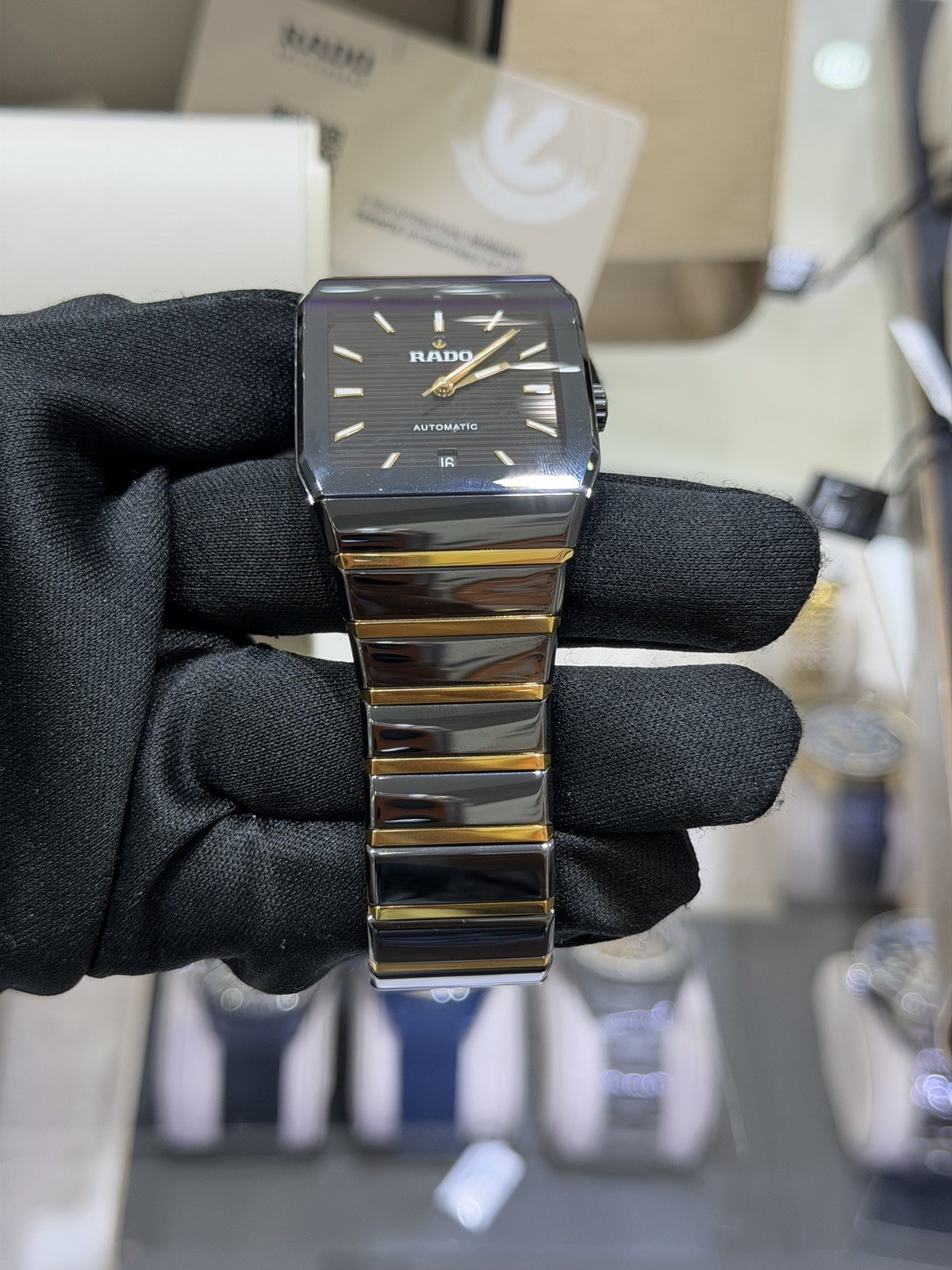 New Rado Anatom Automatic Black Dial Ceramic & Unisex Watch R10200152