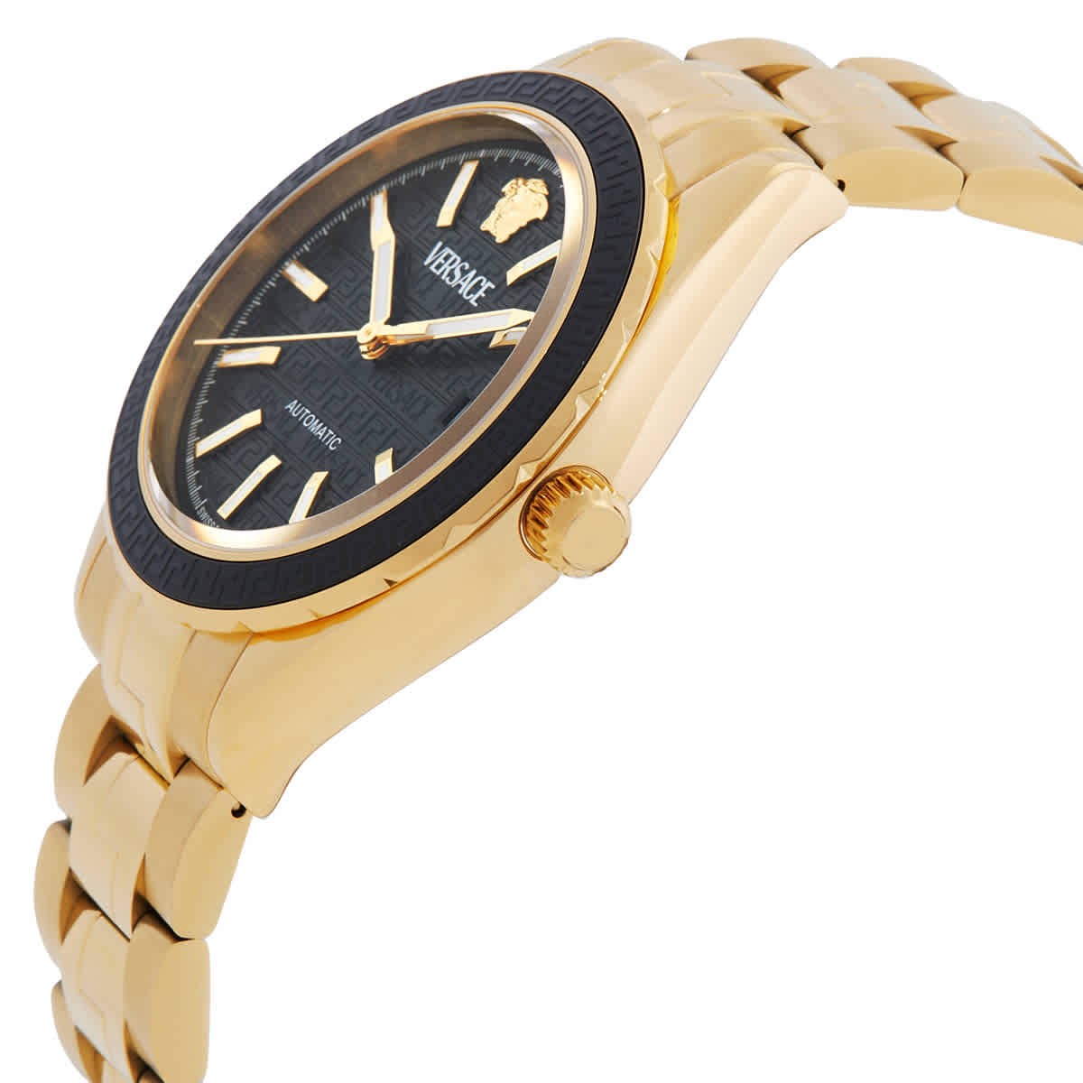 Versace Hellenyium Automatic Black Dial Men’s Watch VEQCA0624