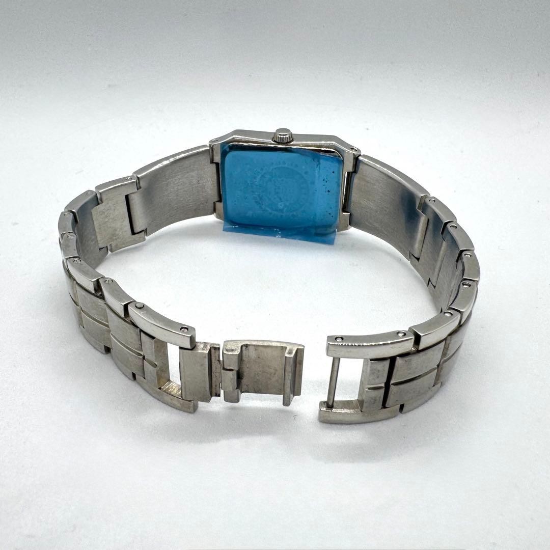 Alfredo Versace Navy Square Quartz Watch Deadstock Unisex 17cm 2x25cm