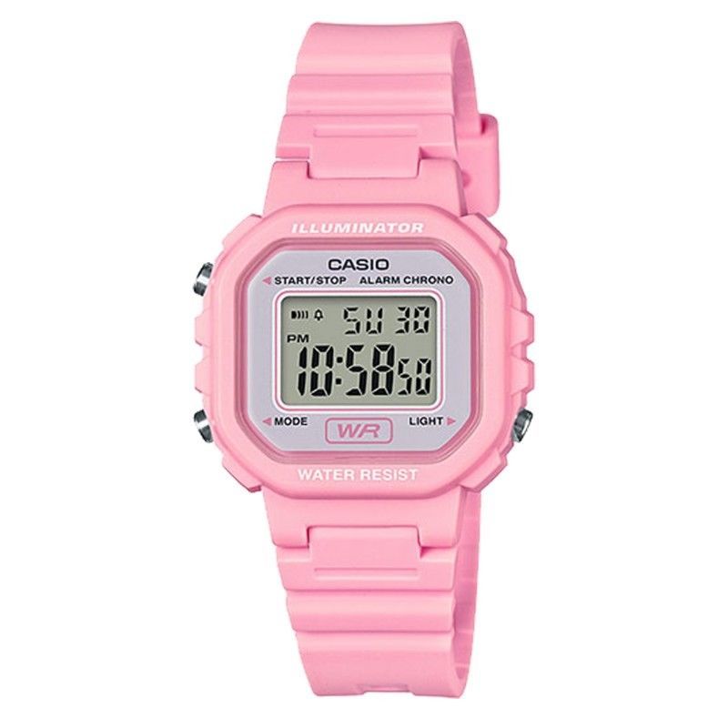 Casio LA20WH-4A1, Women’s Digital Pink Resin Watch, Chronograph, Alarm