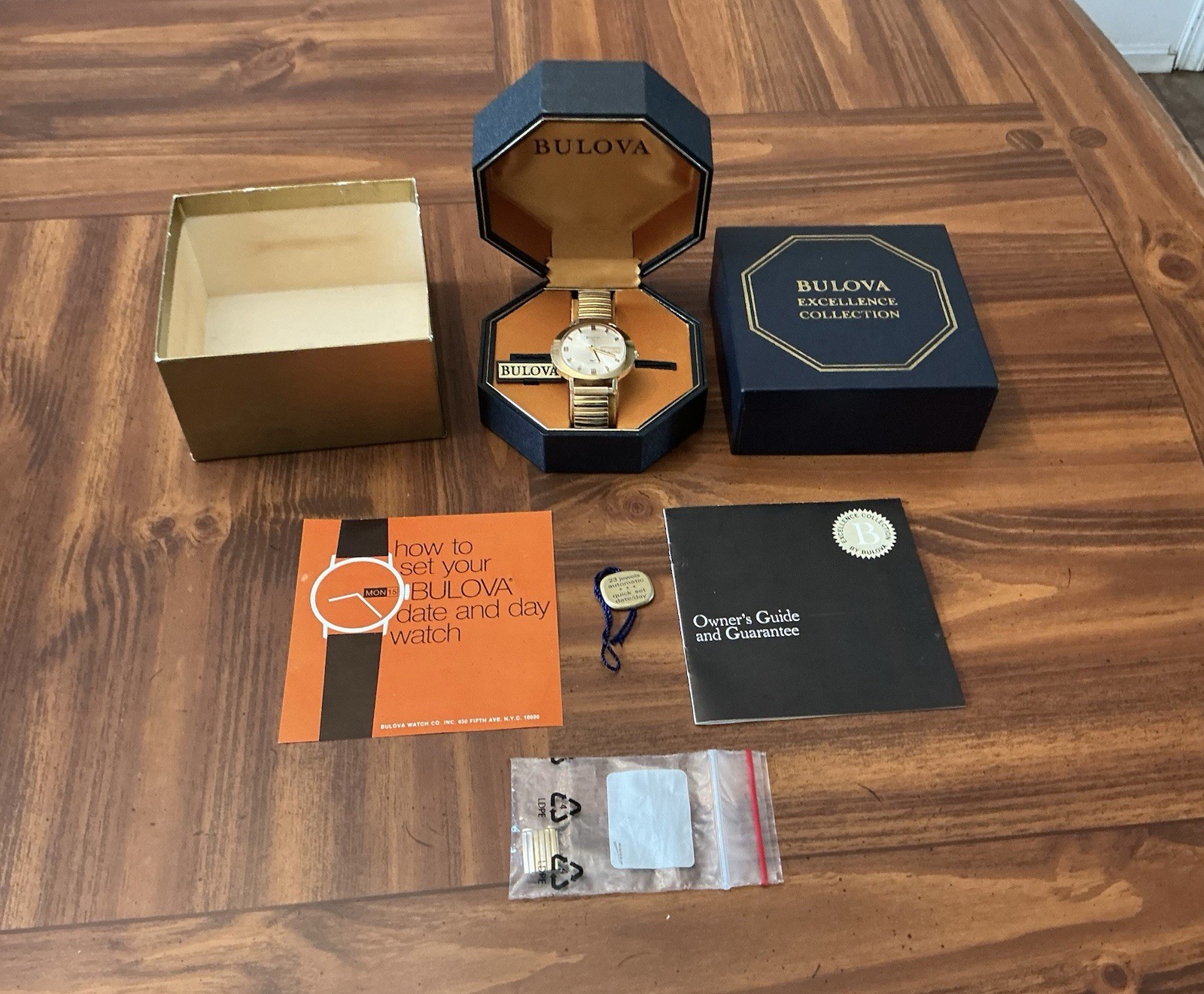 Bulova President 23 Excellence Collection Automatic Kinetic Men’s Watch in Box +