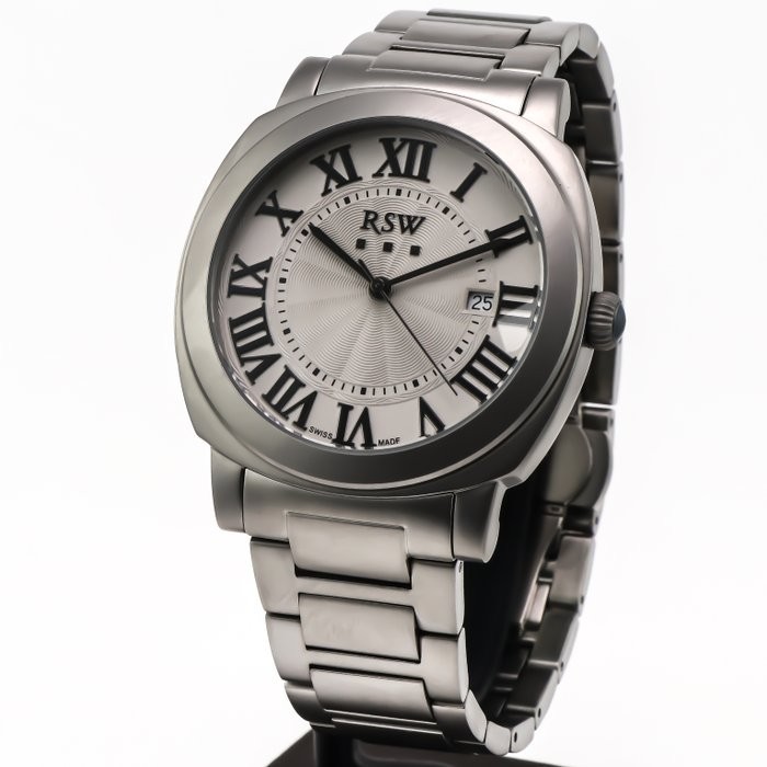 SWISS MADE WATCH RSW RSWM118 TT 2 SAPPHIRE CRYSTAL STAINLESS STEEL BRAND NEW
