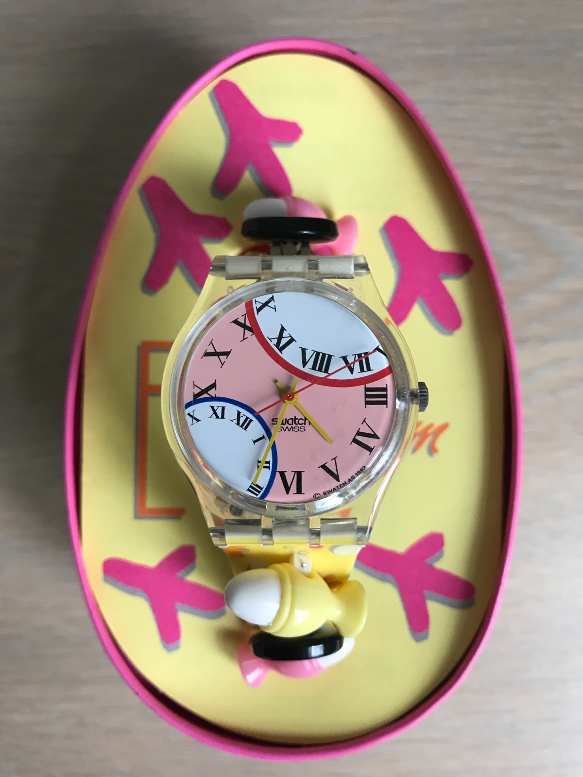 Rare Vintage 1994 Swatch “Eggs Dream” GZ128 – Limited Edition Easter Special