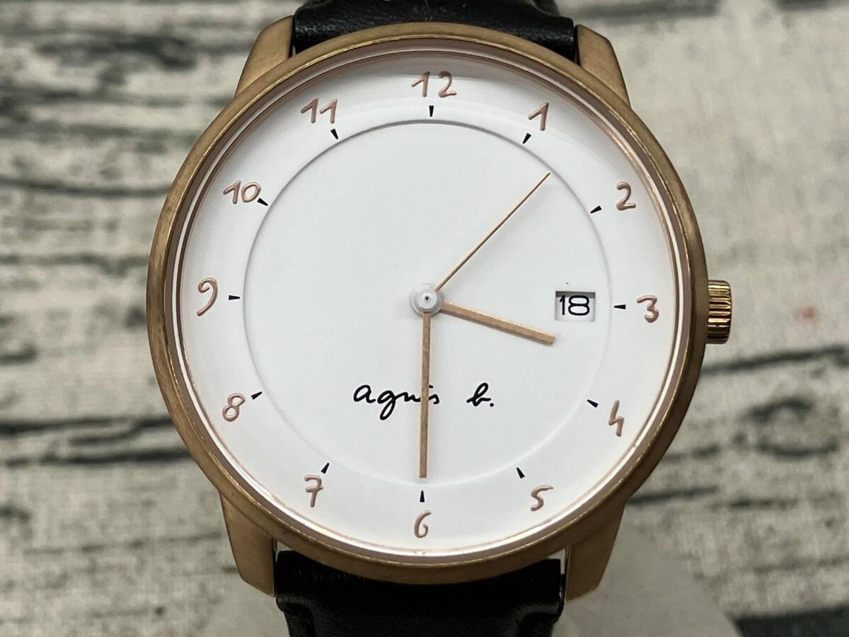 agnes b VJ42 KZ30 Watch Quartz Ladies Timepiece Authentic Vintage Condition