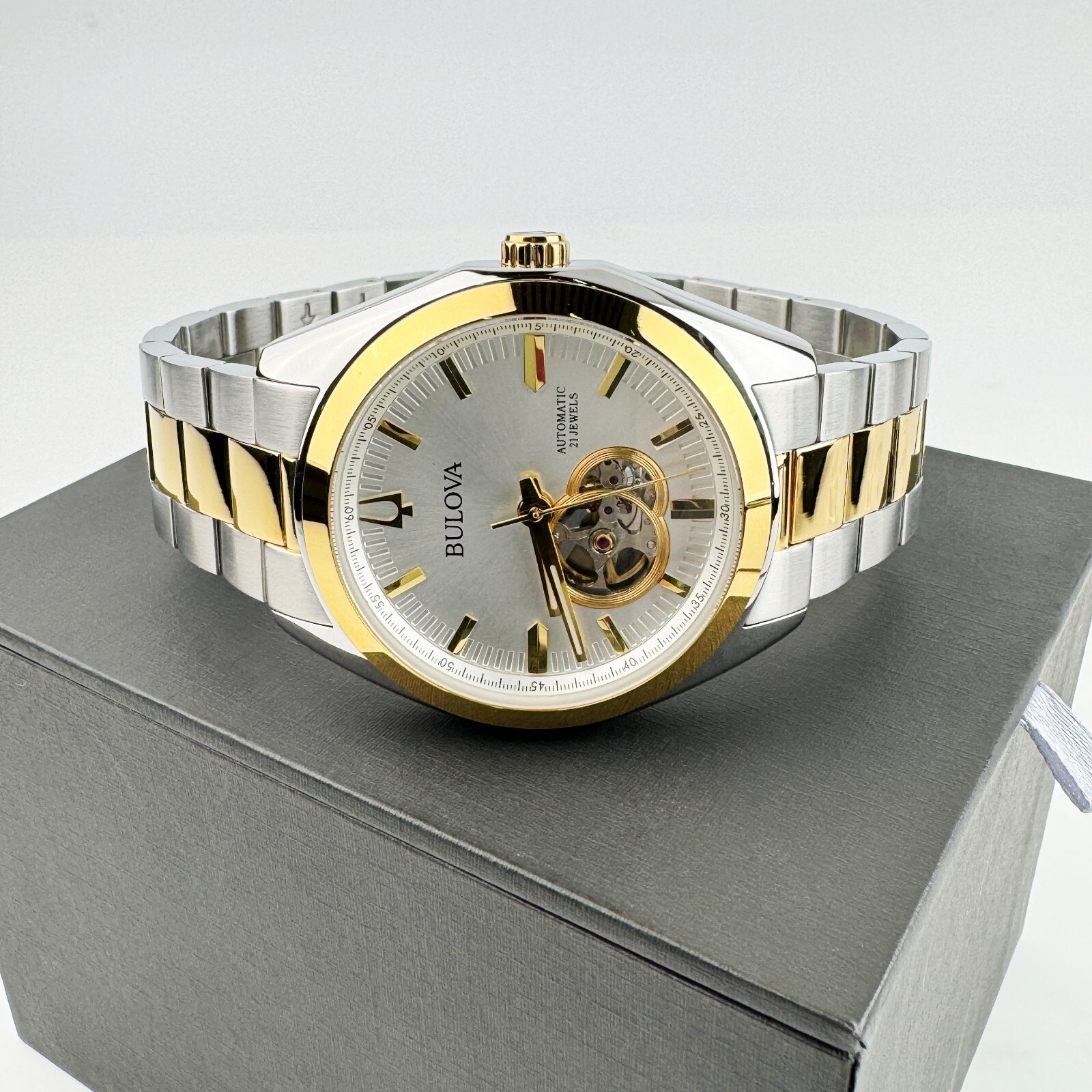 Bulova Men’s Surveyor Classic Automatic Two Tone Steel 98A284 Watch (42MM)