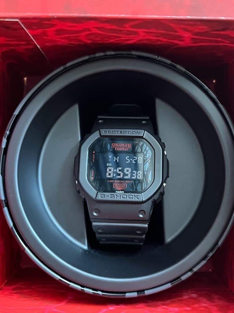 CASIO G-Shock Stranger Things Collaboration Limited Edition with Box No.gs1528