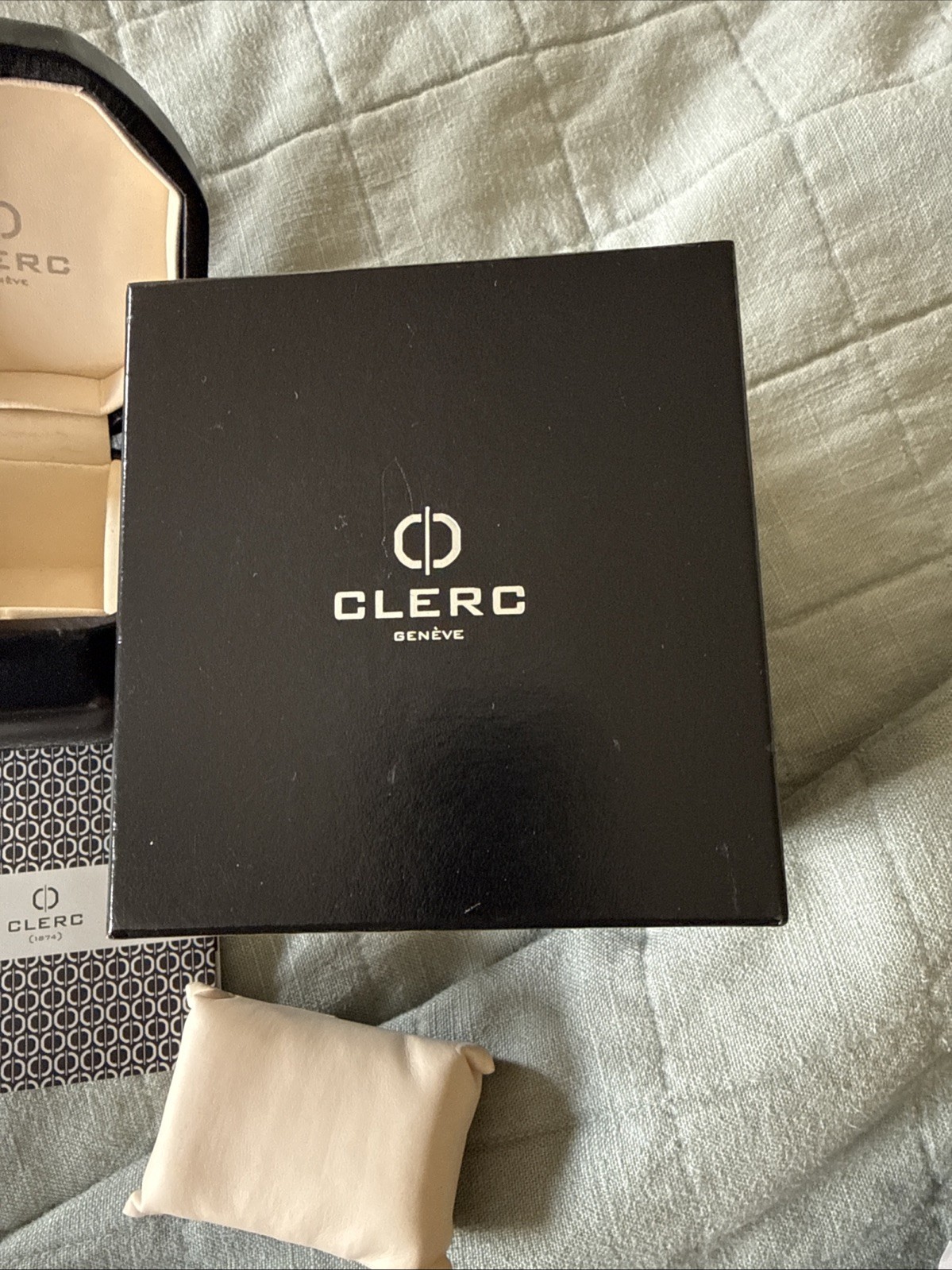 CLERC CHRONOMETER Geneve STAINLESS STEEL BRACELET AUTOMATIC DATE
