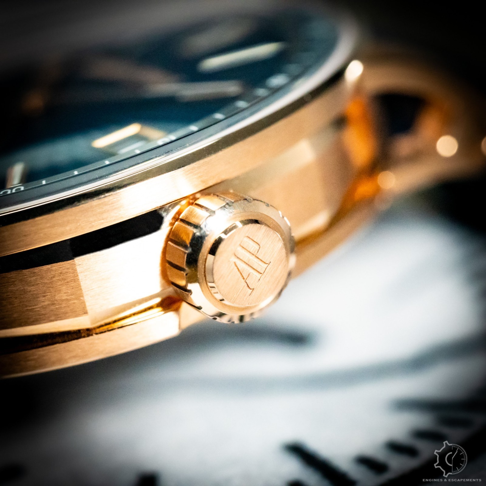 Audemars Piguet Code 11.59 Rose Gold Blue Dial 15210OR.OO.A348KB.01 B&P