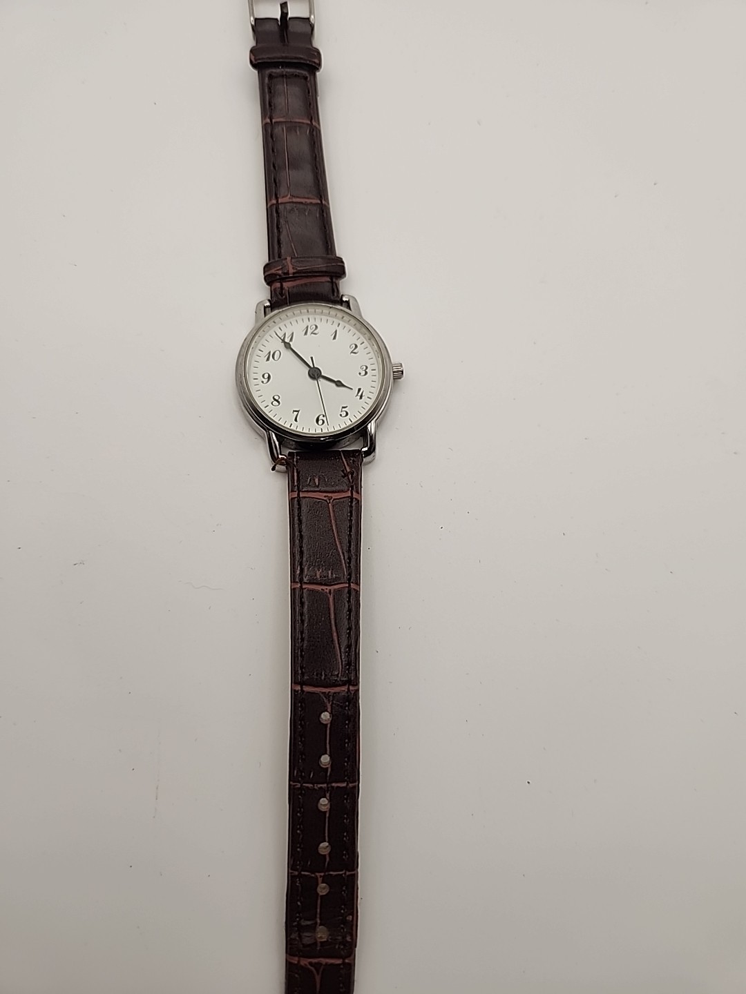 Simple Watch Men’s Stainless Steel Quartz Brown Band