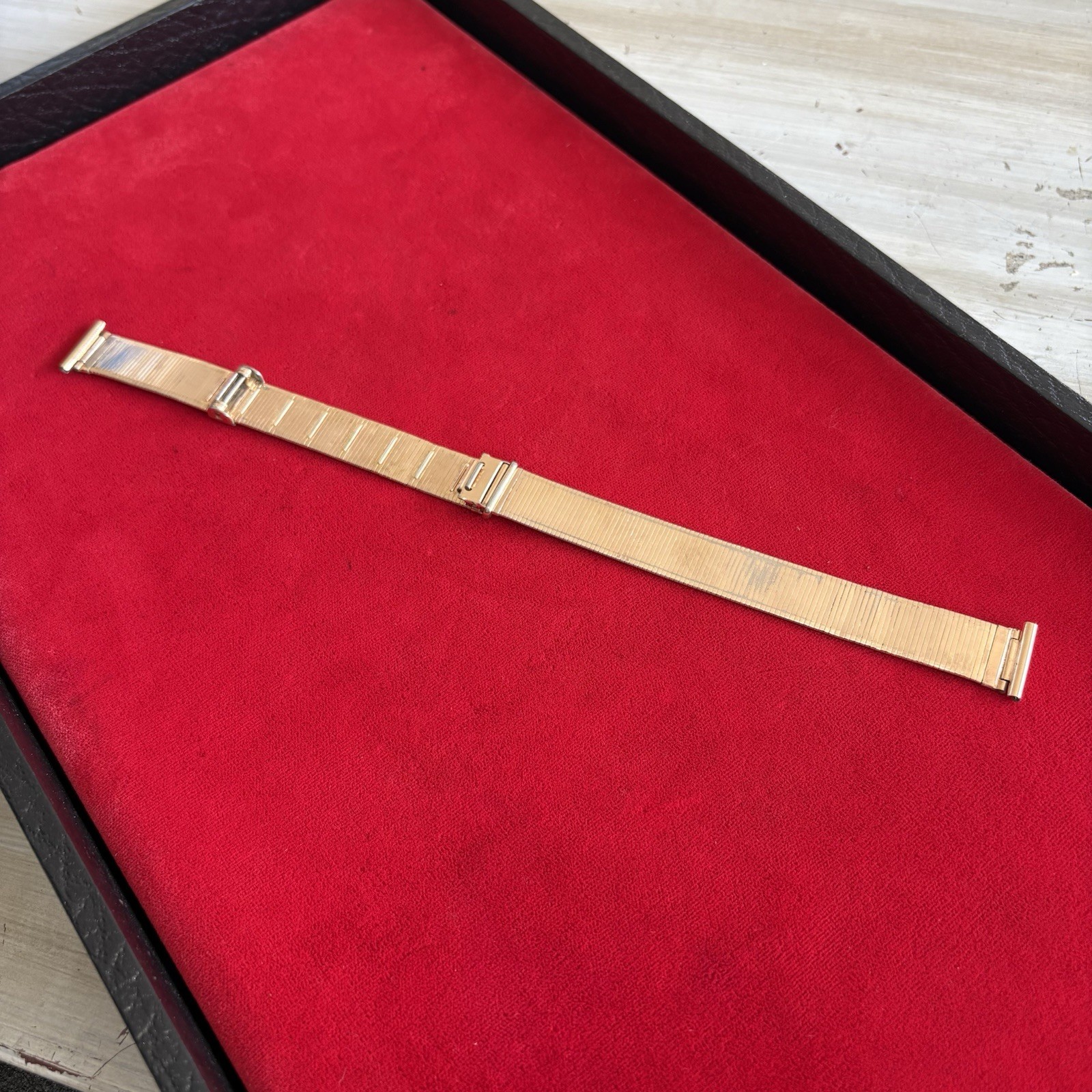 VTG 16MM Komfit 1/15 14K Rose Gold Filled Wrist Watch Bracelet | 7.5-9” Wrist