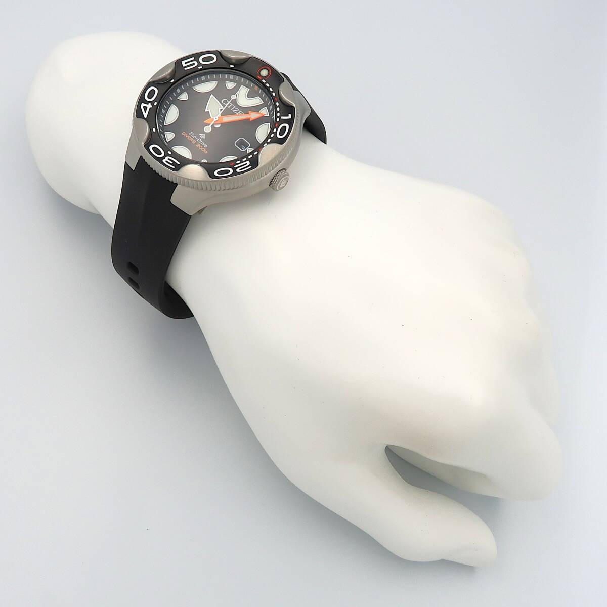 with Defects Citizen Eco Drive Promaster MARINE Black Diver’s Watch CITIZEN