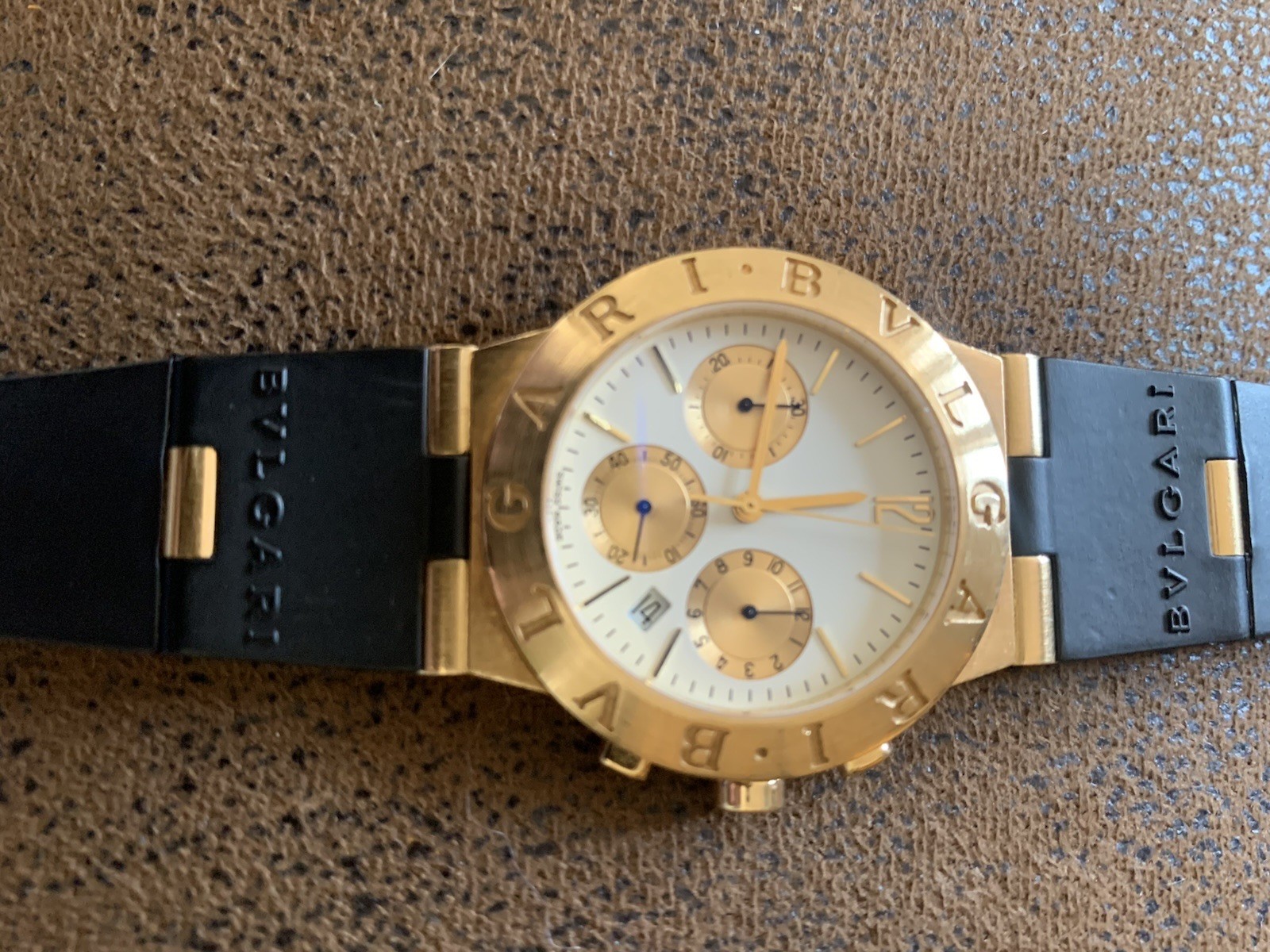 Bvlgari Diagono Chronograph SOLID 18kt Yellow Gold CH 35 G