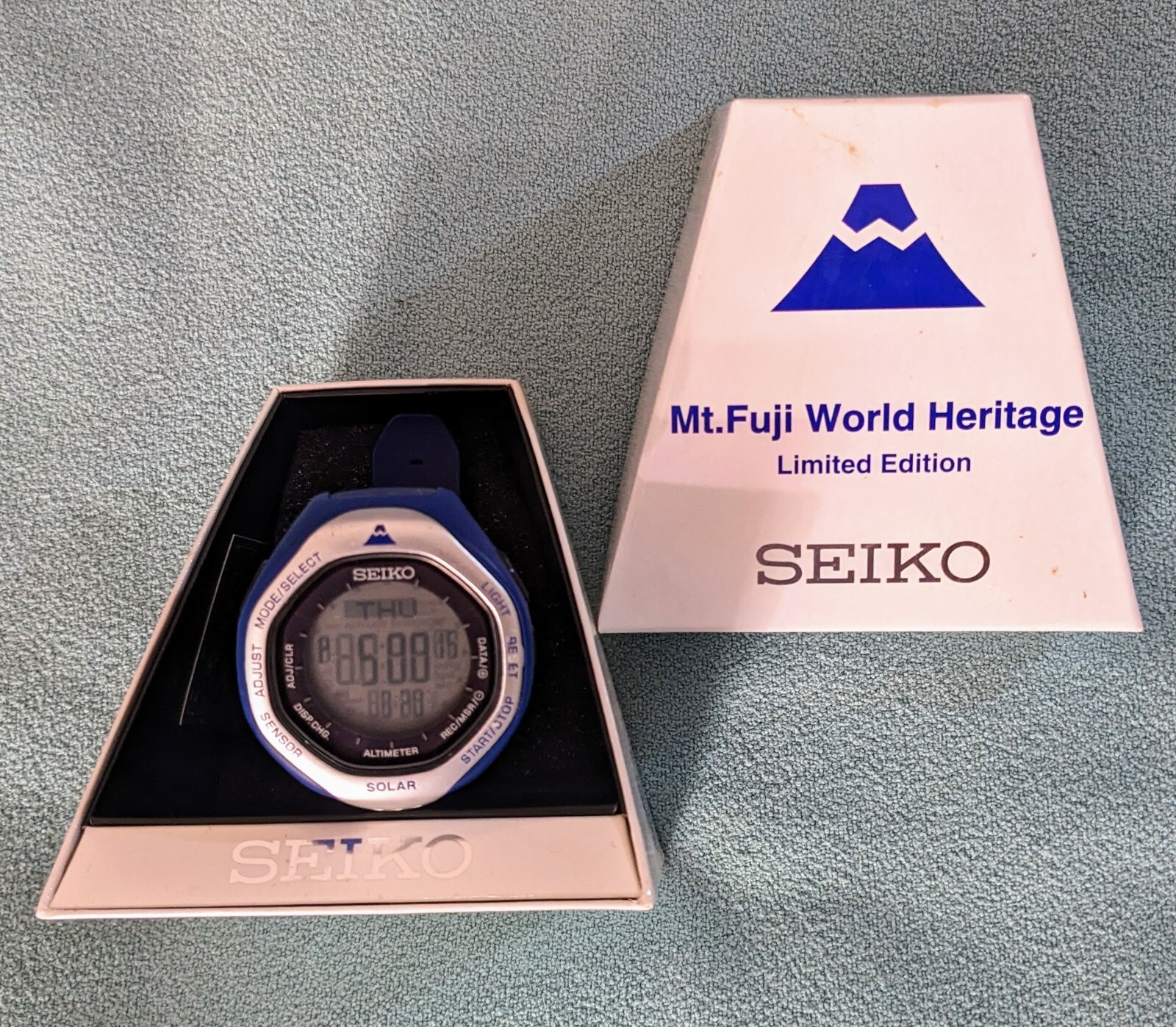 Seiko Digital Solar. World heritage. Mt fuji Limited edition