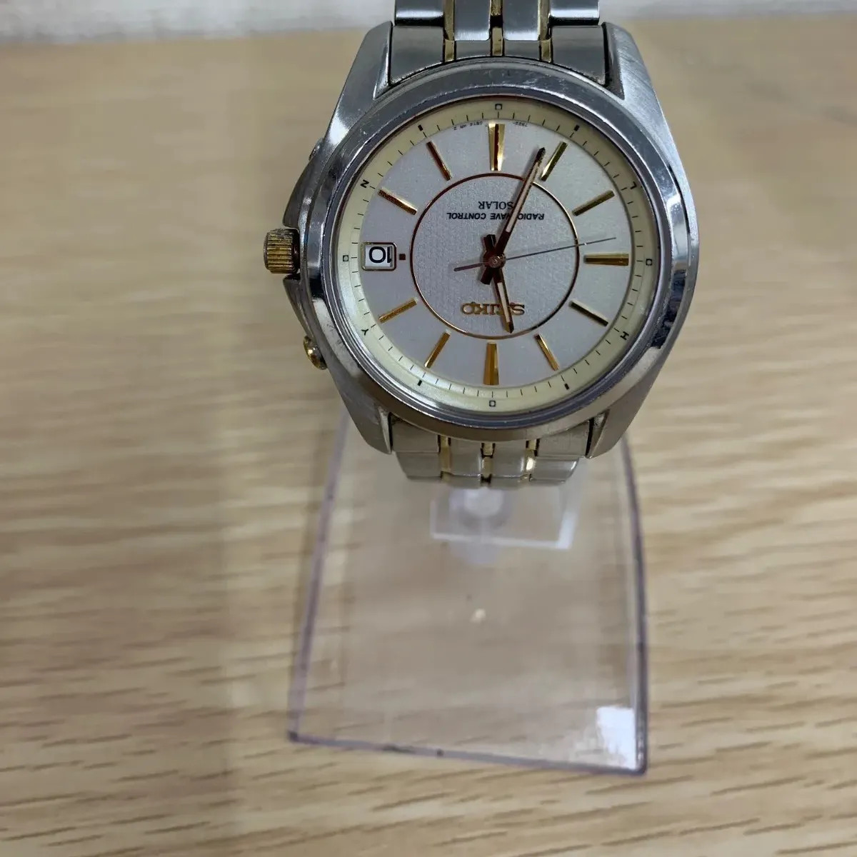 % [Working Condition] Seiko Spirit 7B22-0BC0 Radio-Controlled Solar Watch, Date