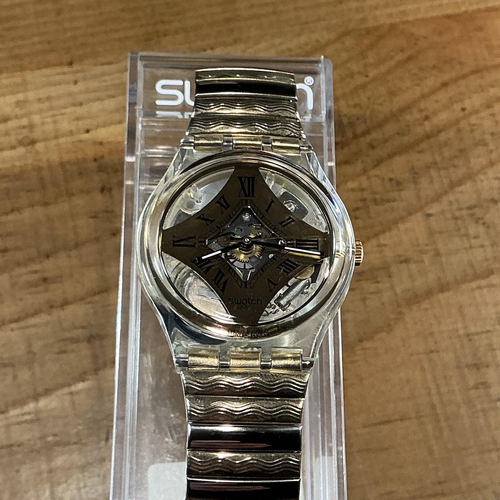 WHITE ONYX – See Thru – Clear – Never Worn [ 34mm ]