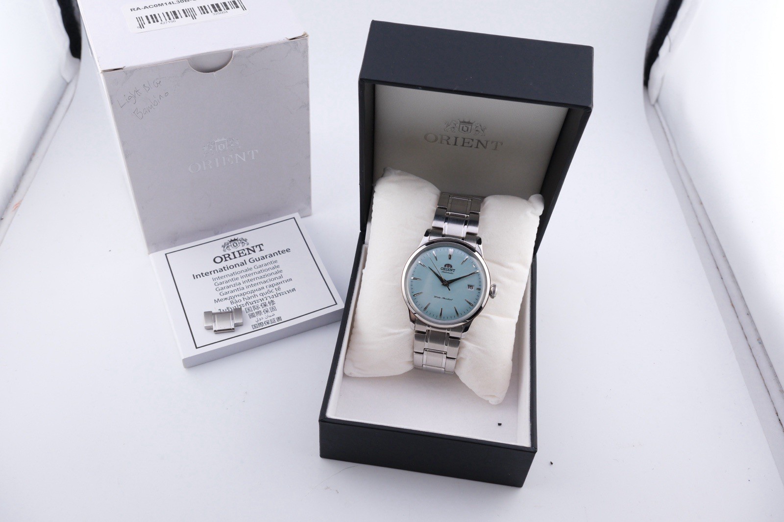 Orient Classic Automatic Bambino 38 “Tiffany Baby Blue” Lim Ed MINT 7.5”