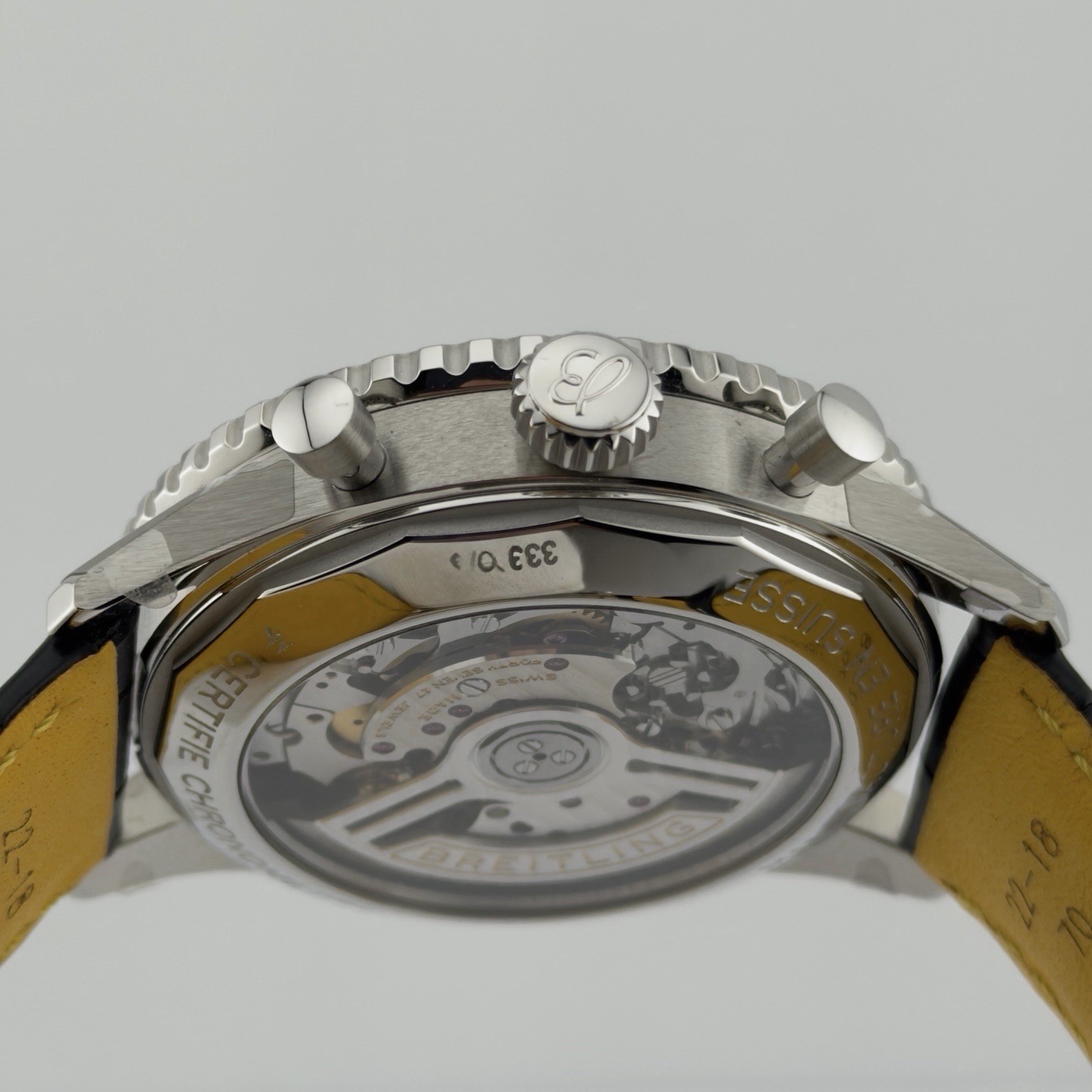 Breitling Navitimer B01 AB0138 43mm Copper Dial Stainless Steel Box Papers