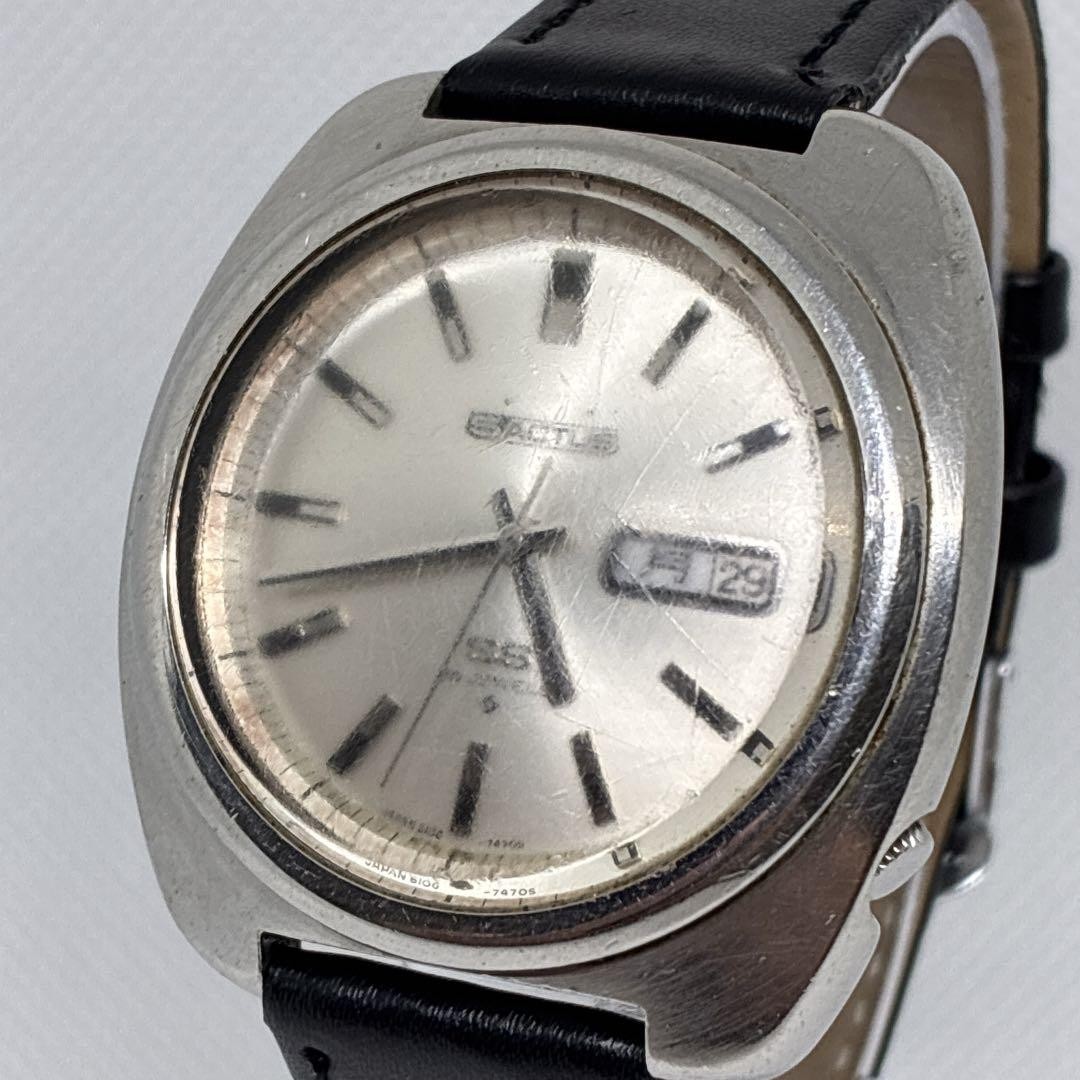 Used Working Seiko 5 Actus SS Men’s Wristwatch 1969 Early Model