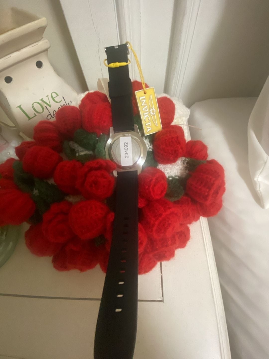 Invicta Pro Diver Quartz Watch with Black Dial and Silicone Strap