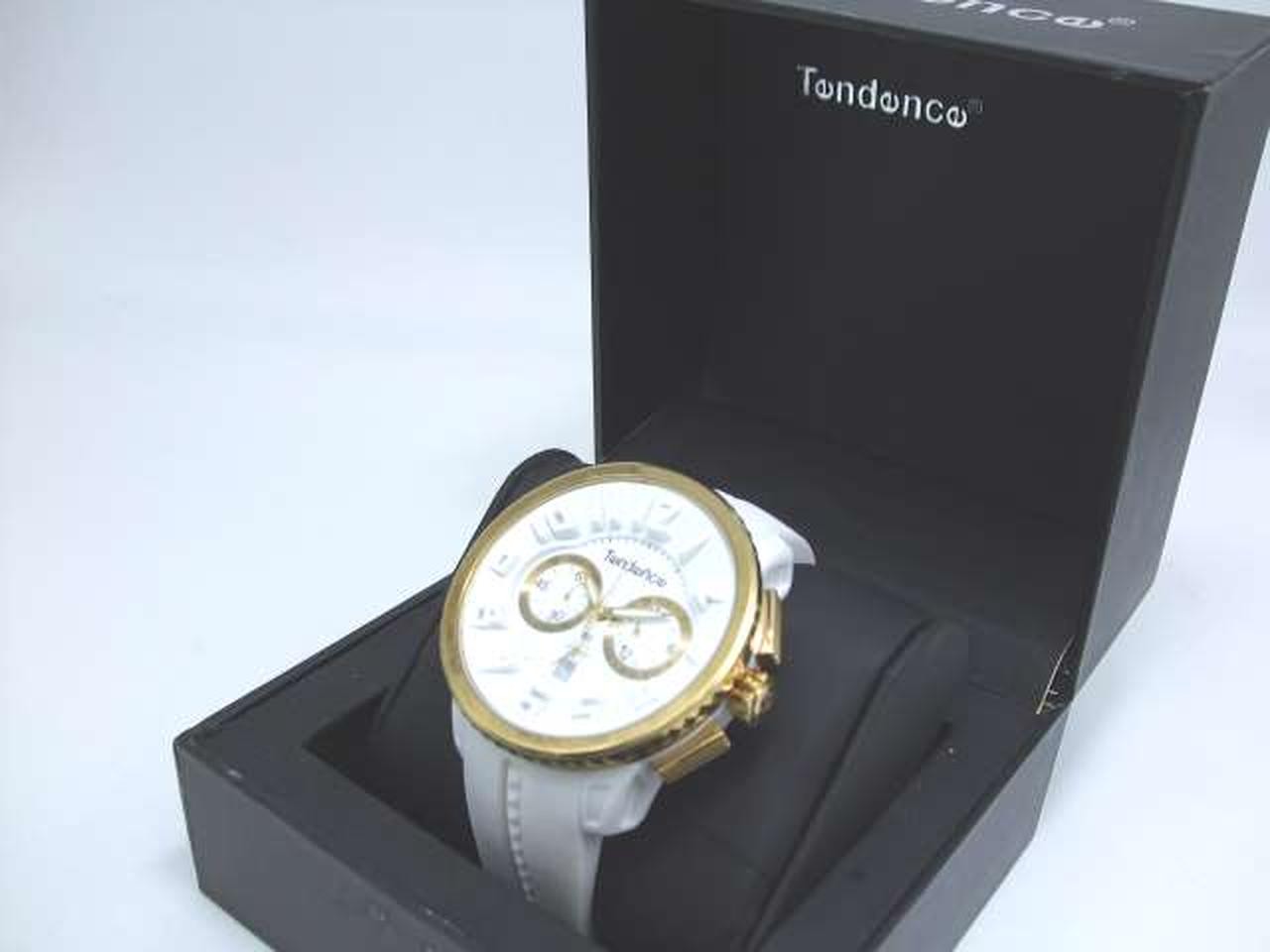 Tendence GULLIVER Round Chronograph Watch Black/White