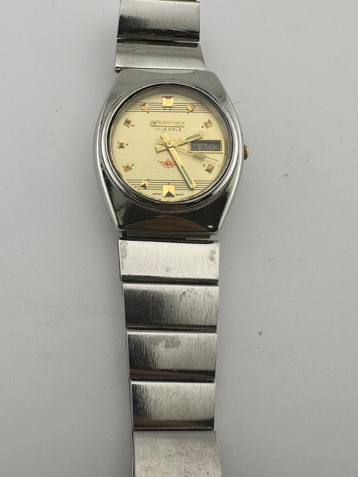 Rare Authentic Vintage CITIZEN Date/Date Men Automatic Watch, JAPAN MADE