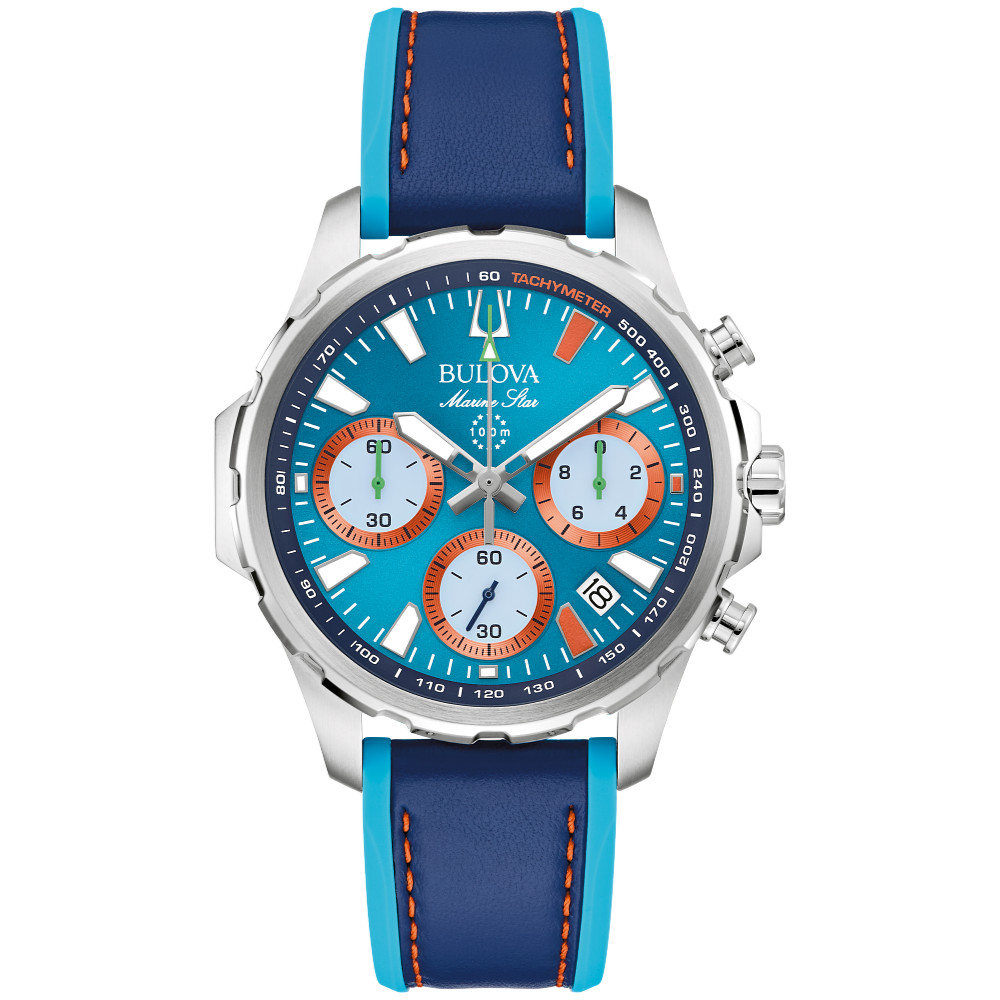 96B460 Bulova E1 Team Miami Men’s Electric Boat Racing Marine Star