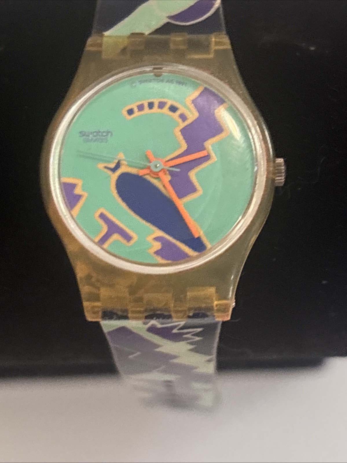 Vintage SWATCH Watch “Montebello” LK126 Ladies 1991 New Battery. Runs Great