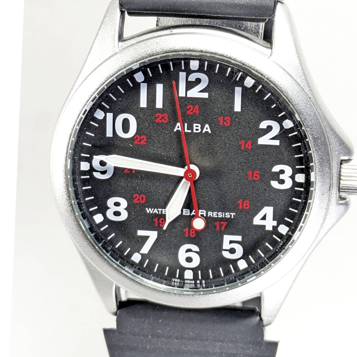 Seiko ALBA Men’s Battery and Strap Replaced Working Item Q 62