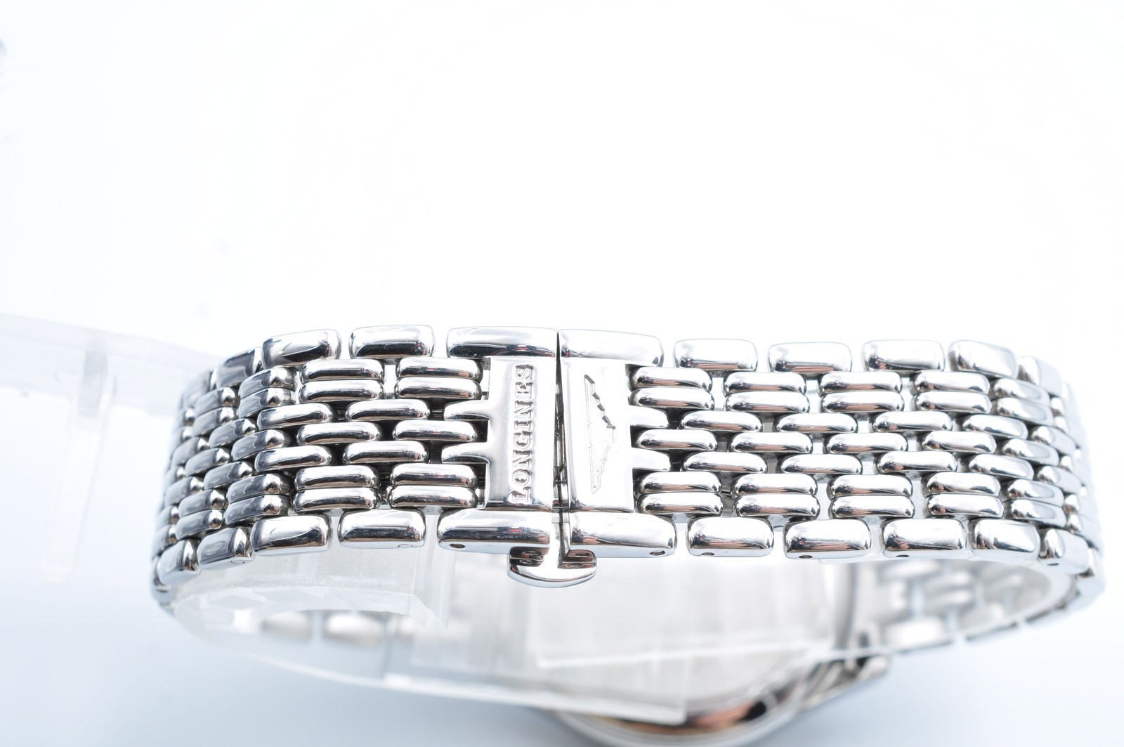 LONGINES LYRE Quartz Date Silver Belt Men’s Watch w-10101