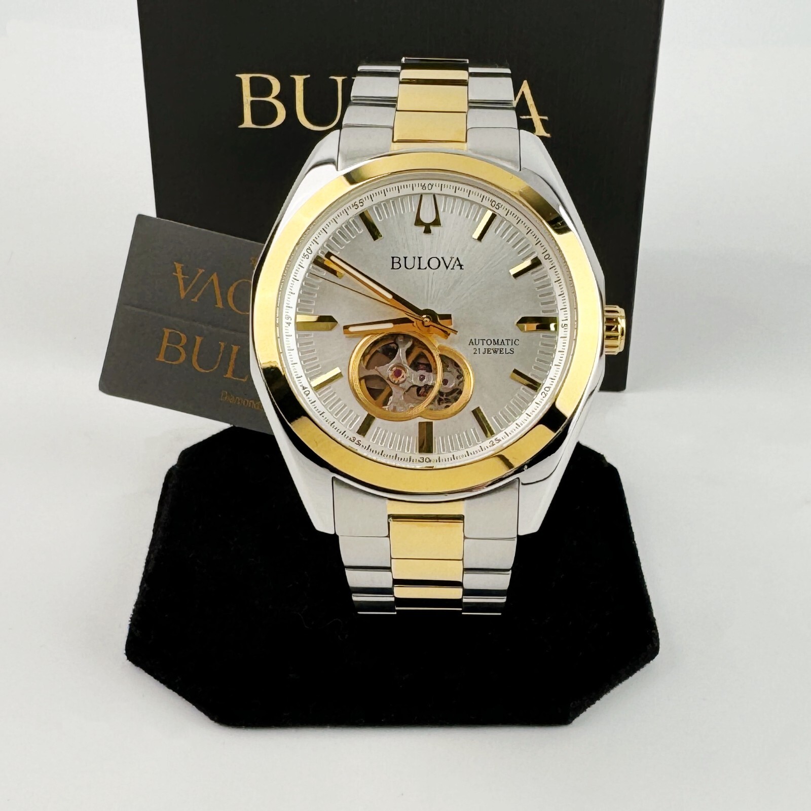 Bulova Men’s Surveyor Classic Automatic Two Tone Steel 98A284 Watch (42MM)