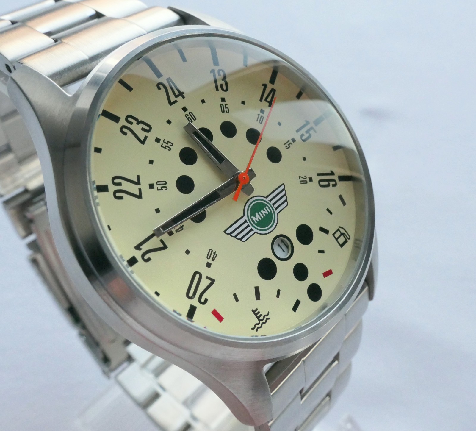 Mini John S Cooper Works JCW Speedometer Racing Classic Retro Sport Design Watch