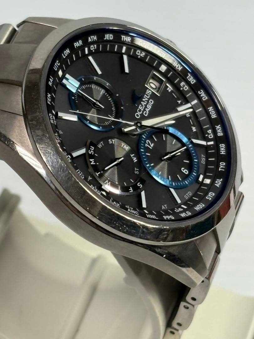 Casio Oceanus OCW-T2600-1AJF Titanium Silver Solar Radio Wrist Watch