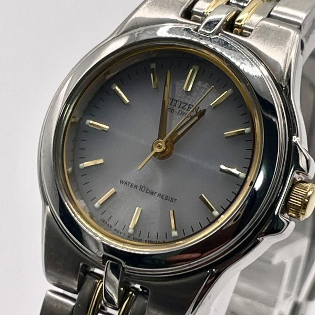 Working condition CITIZEN Eco-Drive Solar Watch for Women, Metal Band 【USED】