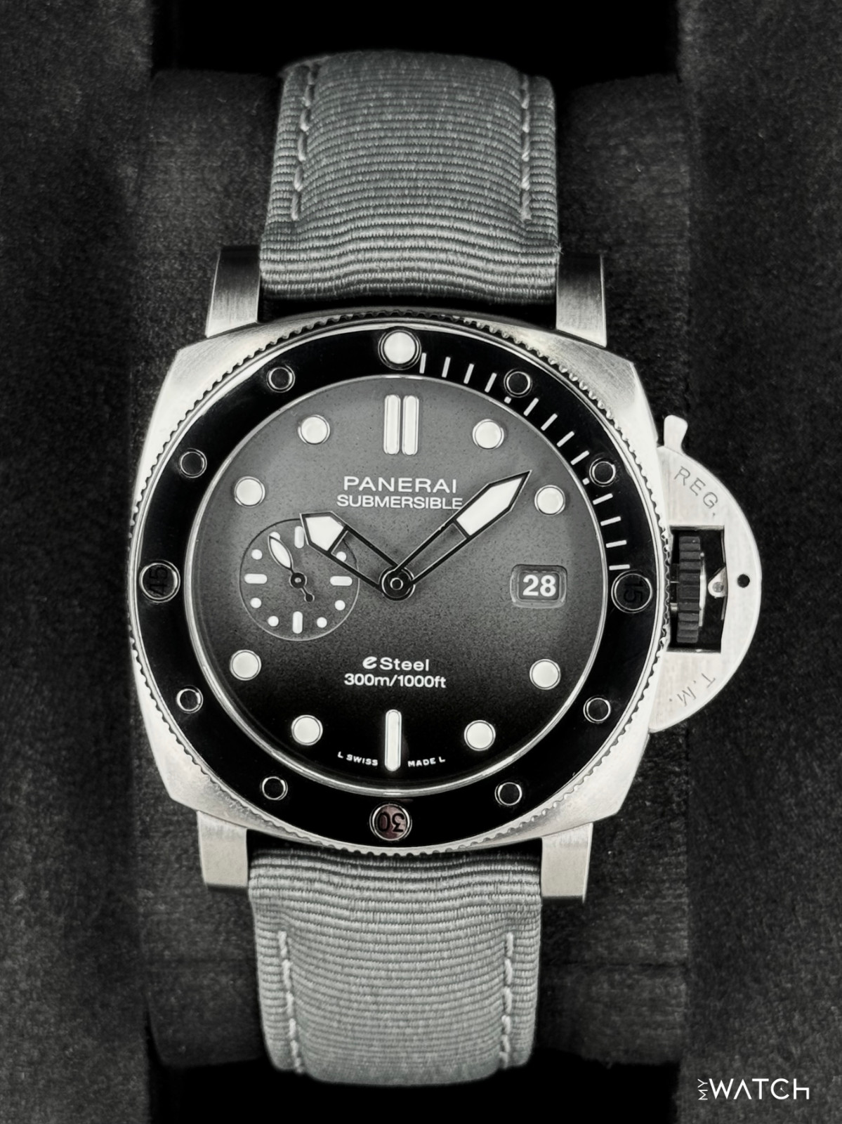2022 Panerai Quarantaquattro 44mm PAM01288 Stainless Steel Grey Dial