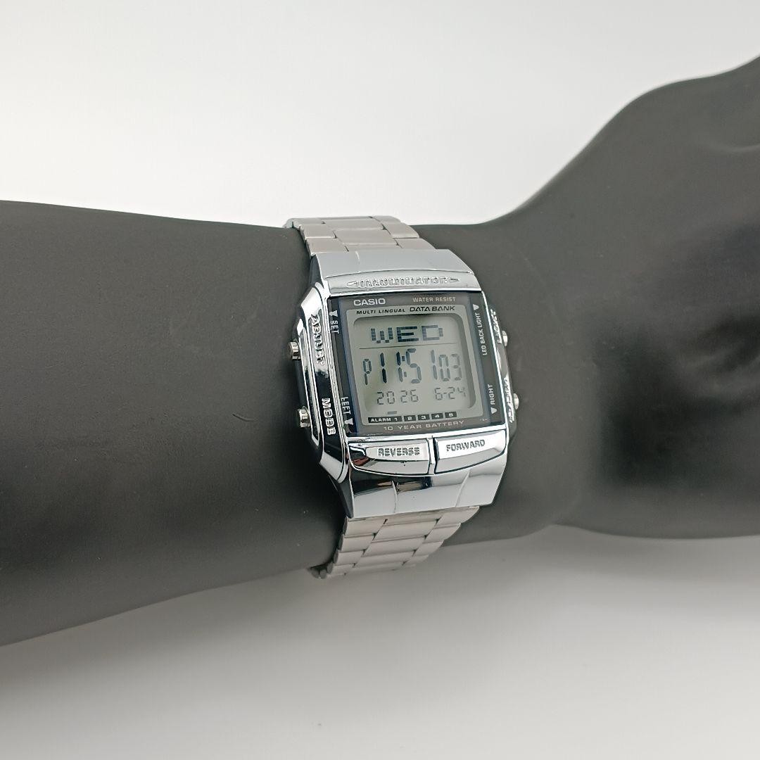 Working CASIO Data Bank DB-360 13-Language Retro Men’s Watch
