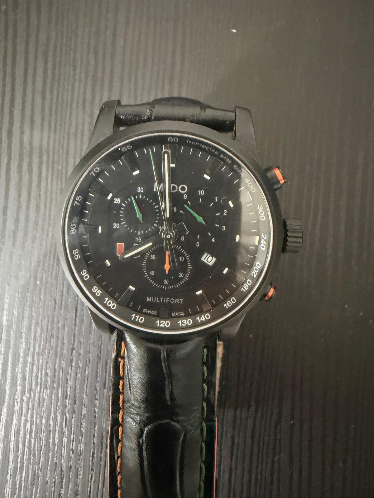 MIDO, Multifort Chronograph Special Edition – Watch for Men – Black Dial