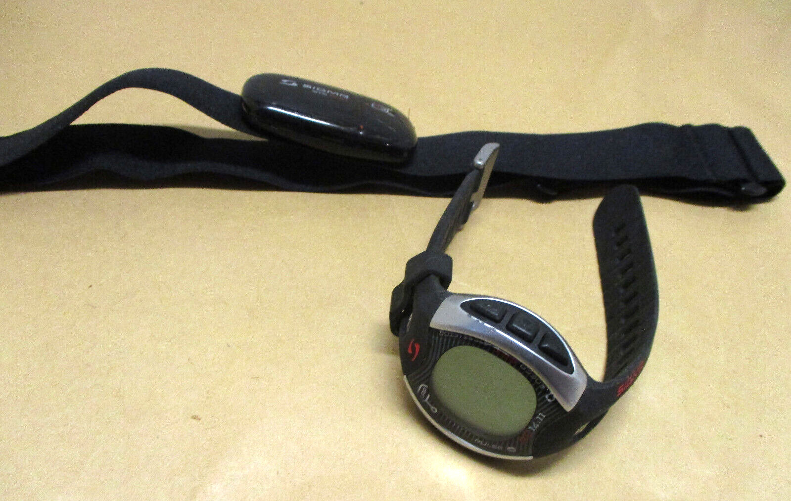 Sigma RC-14 11 Heart Rate Monitor Quartz Digital Men’s Watch R3 STS Run Strap