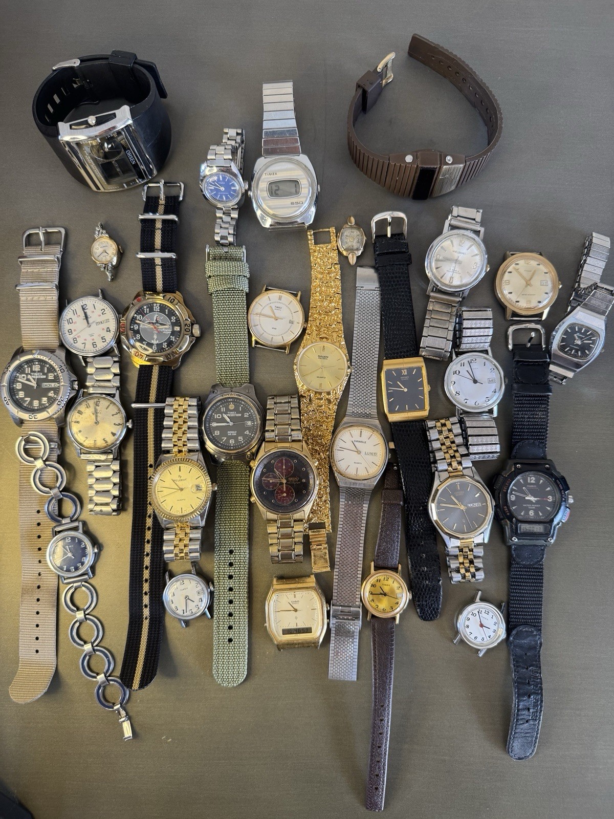 Seiko Caravelle Citizen Timex Vostok Casio Gruen Vintage Quartz Mech Most Work!!