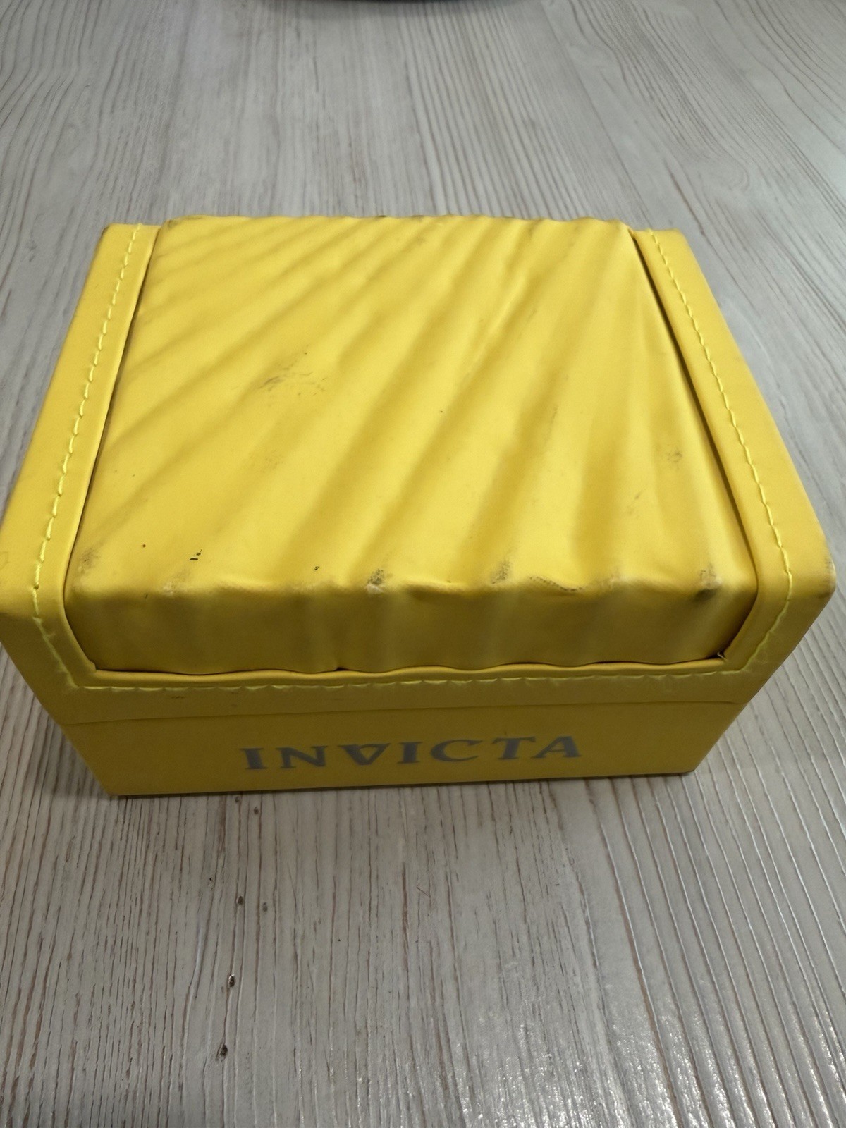 Invicta Silver & Blue Watch Model 6607 With The Box
