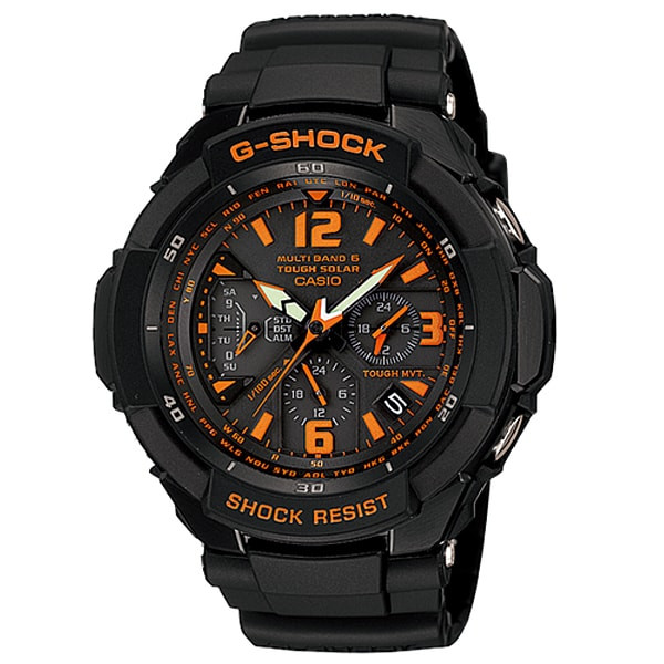 Casio G-SHOCK GW-3000B-1AJF Men’s Solar Radio Pilot Chronograph Watch Japan New