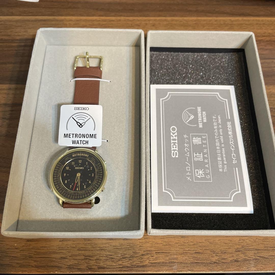 SEIKO Metronome Watch Dark Brown SMW001A Standard Line With Box From Japan