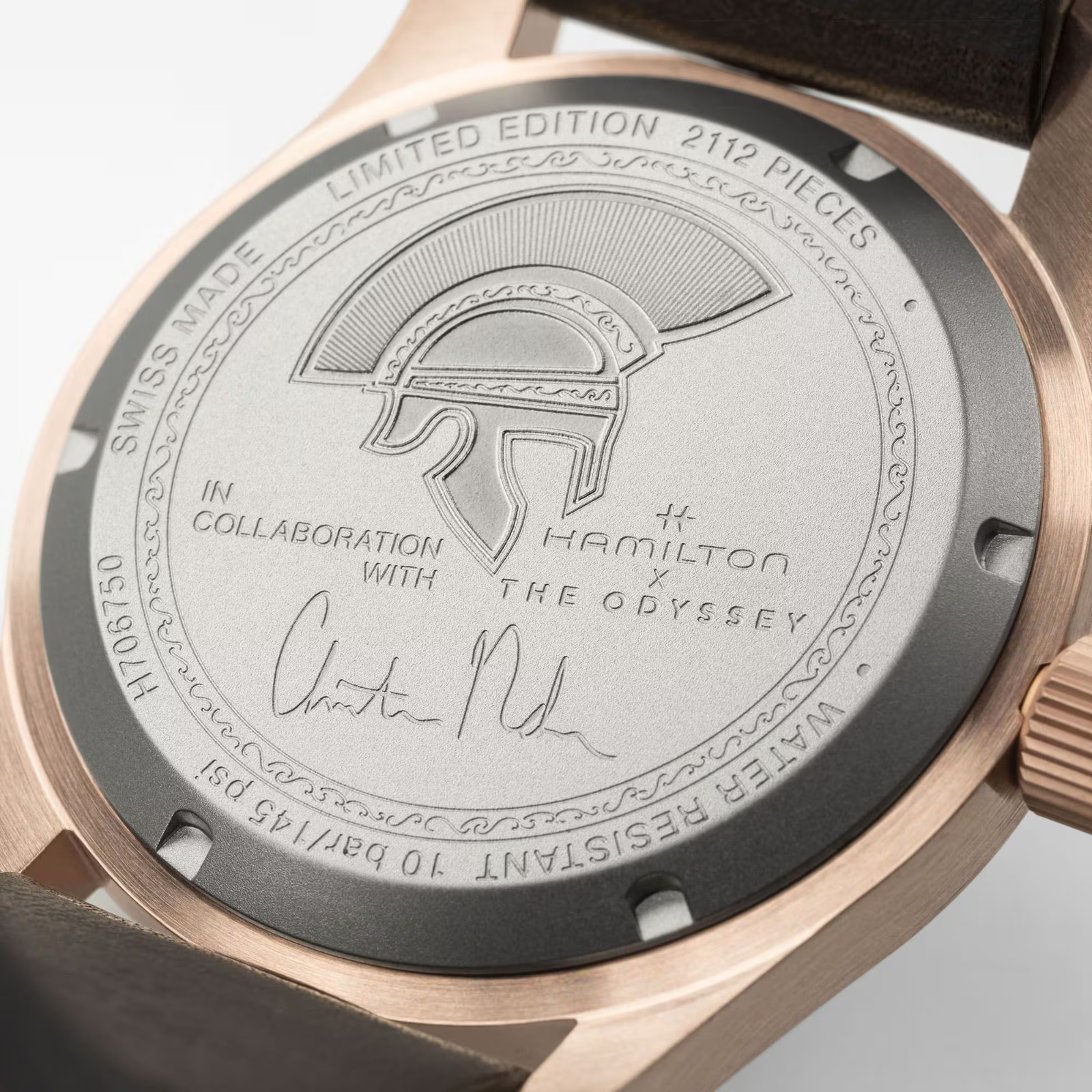Hamilton X The Odyssey Limited Edition automatic khaki watch H70675530 Sold out