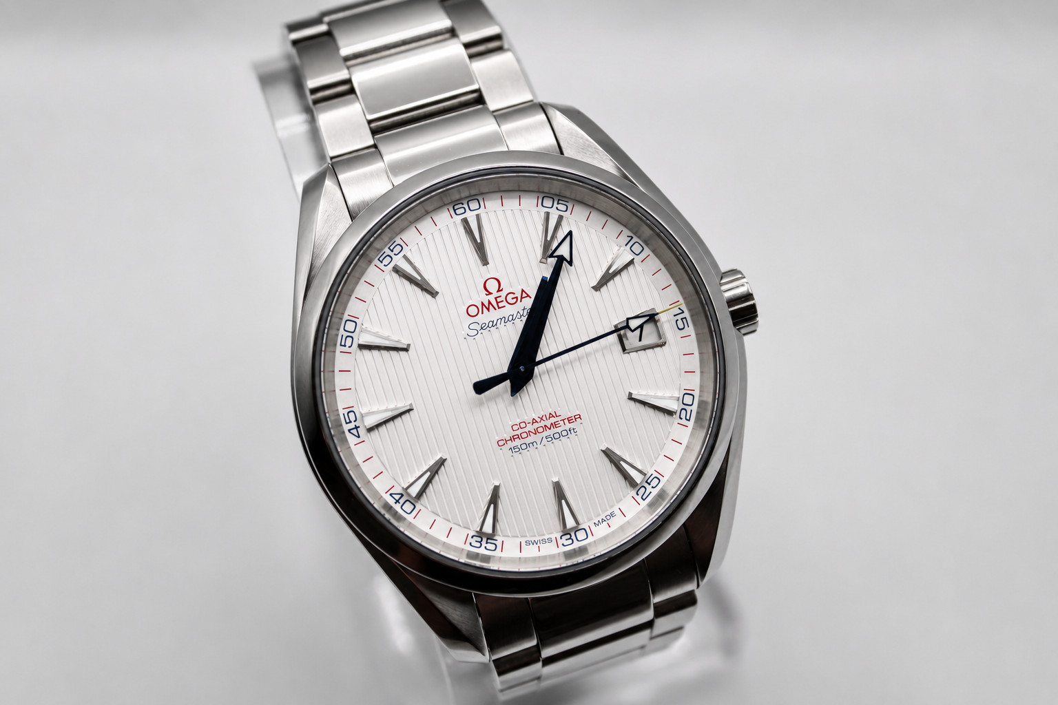 OMEGA Seamaster Aqua Terra 41.5mm Co-Axial Silver Teak 231.10.42.21.02.002