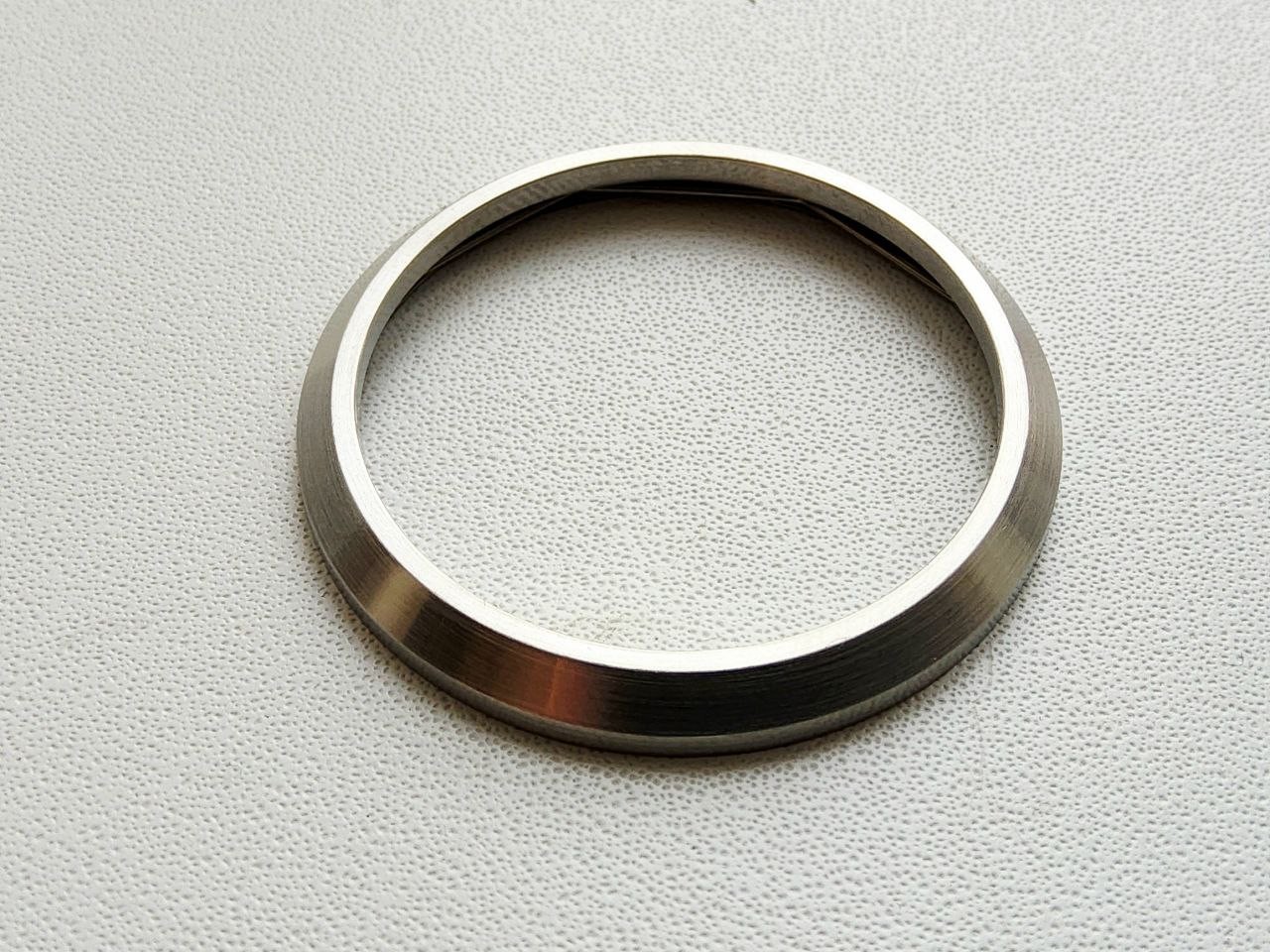 Silver polished bezel silver bezel bezel adapt to Vostok watches