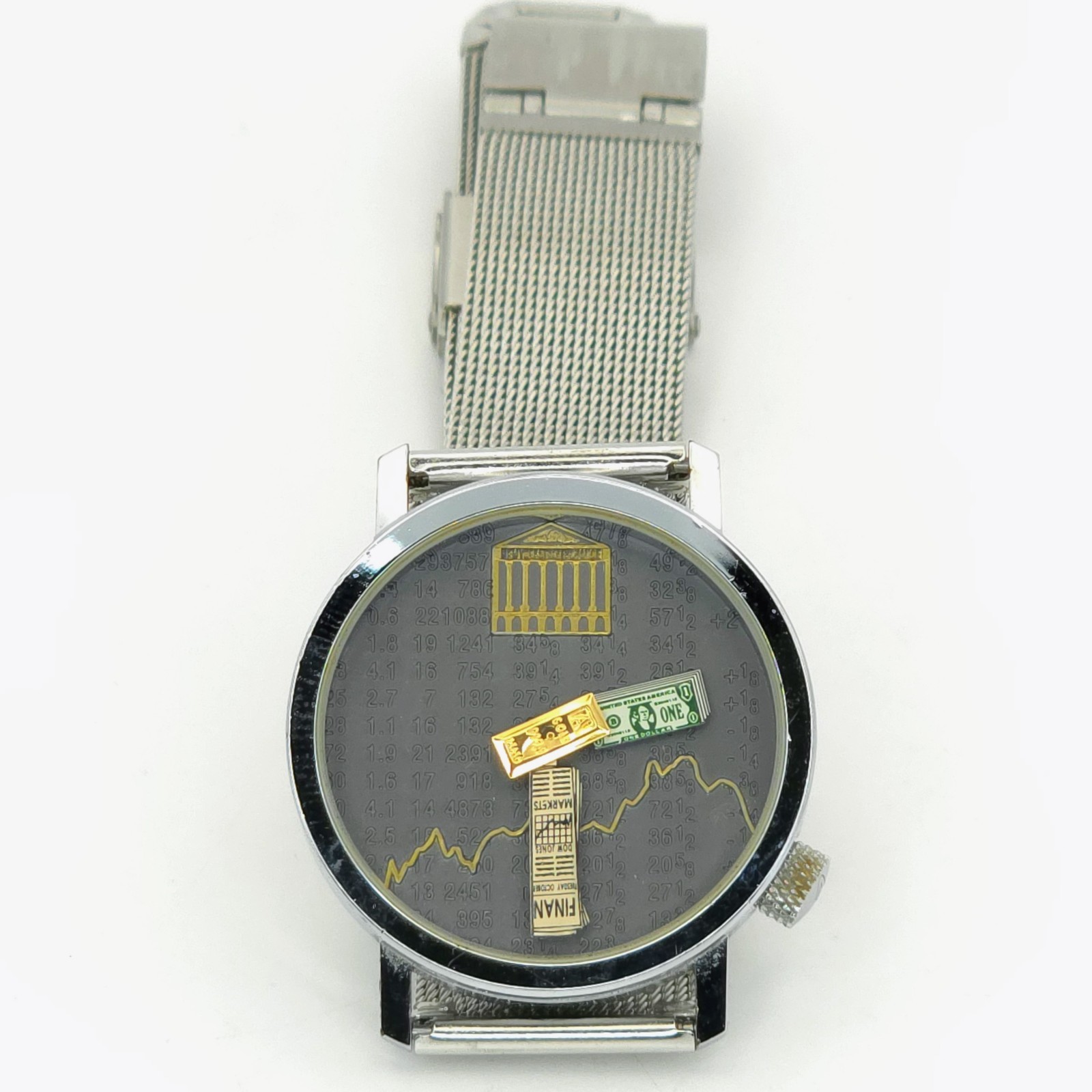 💎Akteo Market J C Mareschal Design “Stock Broker Spinning Dial”, Men’s Watch